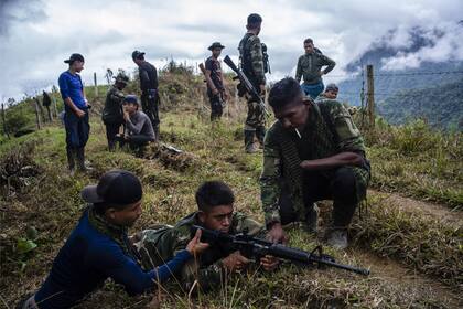 Una imagen de las FARC colombianas