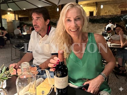 Faroni y su esposa, en los días previos a cerrar la operación