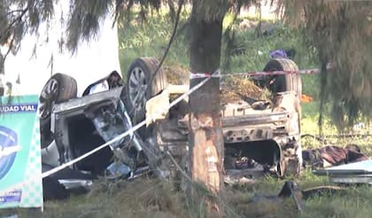 Fatal choque en Panamericana: cinco jóvenes muertos.