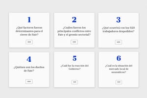 Preguntas y respuestas sobre el cierre de la planta de Fate