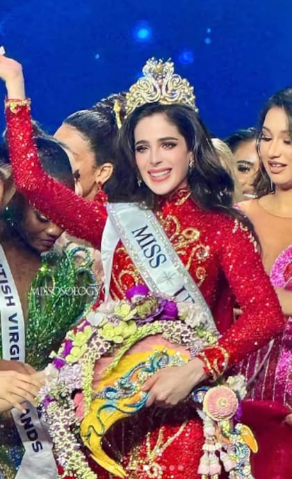 Fátima Bosch es la cuarta mexicana en ser coronada como Miss Universo en toda la historia del certamen internacional (Instagram/@fatimaboschfdz)