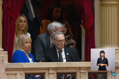 Fátima Florez y los padres de Milei ocuparon el palco familiar