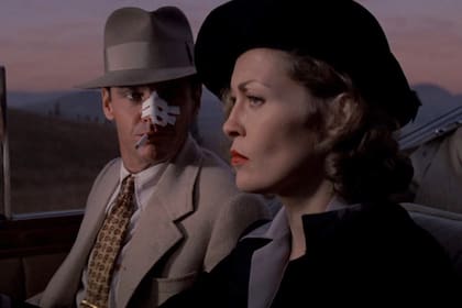 Faye Dunaway, en una escena de Barrio Chino, film en el que chocó permanentemente con su director, Roman Polanski