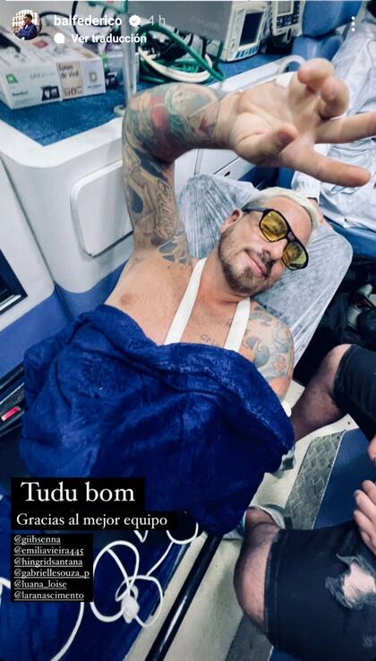 Fede Bal agradeció en sus redes sociales a su equipo