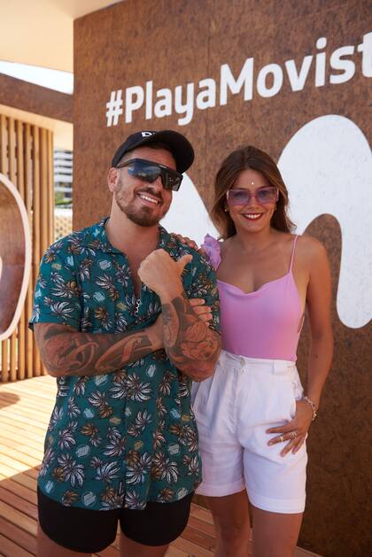 Fede Bal junto a Natalie Perez