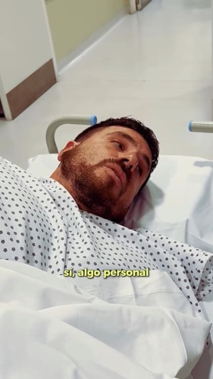 Fede Bal mostró cómo lo afectó la anestesia antes de someterse al estudio de videocolonoscopia