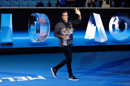 Federer, el campeón defensor del Abierto de Australia