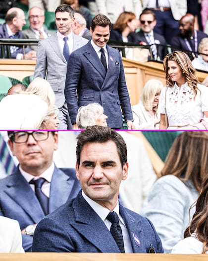 Federer volvió a Wimbledon, el mítico torneo que ganó en ocho oportunidades