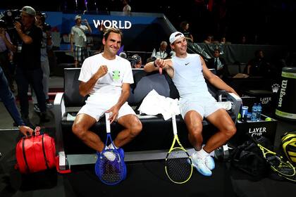 Federer y Nadal jugarán juntos un dobles en la Laver Cup, como ya lo hicieron en 2017