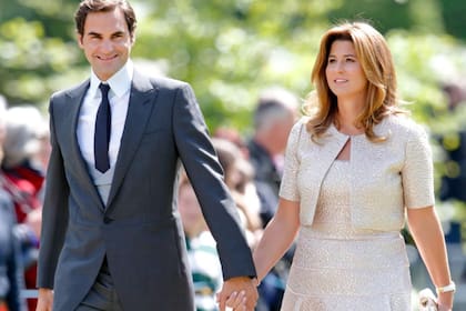 Roger Federer y su esposa, Mirka Vavrinec.