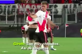 La chicana de Girotti a un jugador de Defensa y Justicia que pasó desapercibida