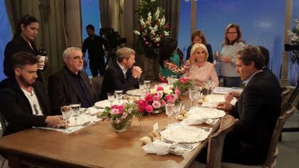 Federico Bal en la mesa de Mirtha Legrand