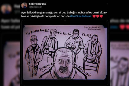 Federico D'elía despidió al actor fallecido (Captura X)