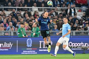 Inter y Lazio están jugando la final de la Copa Italia en el Olímpico de Roma