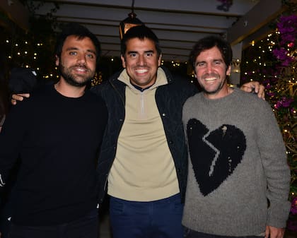 Federico Farina, Marco Villasboa Lanusse y Diego Cavanagh.