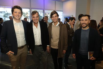 Federico González Rouco (Empiria), Norberto Lepore (Lepore), Luciano Lepore (Lepore) y Leandro Molina (Zonaprop)