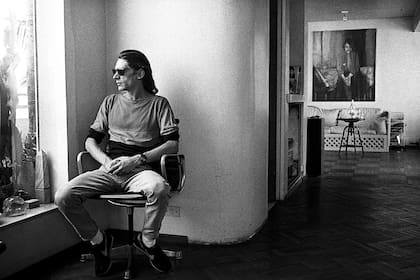 Federico Moura en 1987, retratado por Eduardo Grossman