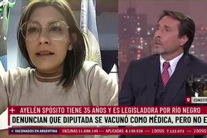 "Feinmann cruzó a una diputada por la vacuna".
