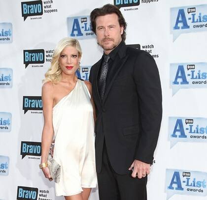 Tori Spelling y su entonces marido, el actor Dean McDermott