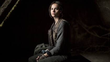 Felicity Jones como Jyn Erso, la antiheroína de Rogue One: una historia de Star Wars
