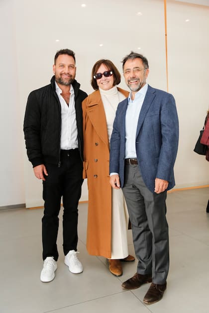 Felipe Duran, Chantal de Erdozain y Claudio Stamato