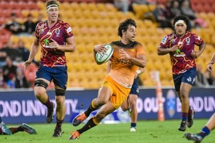 Felipe Ezcurra, medio scrum de los Jaguares en el partido ante Reds