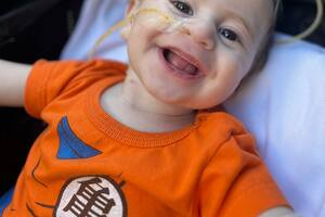 Felipe Palagani, un bebé de siete meses, padece de miocardiopatía dilatada y necesita un trasplante de corazón