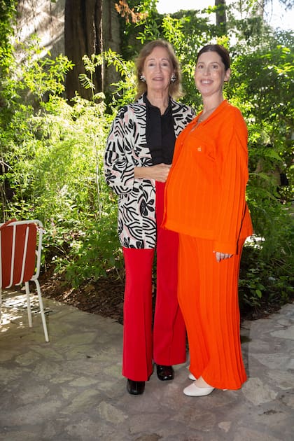 Felisa Larivière, madre de la anfitriona, fue una de las primeras en llegar a Las Flores.