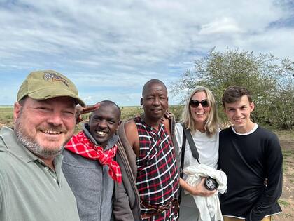 Feliz en uno de los viajes.