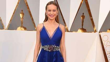 Feliz, feliz, feliz... así se mostró Brie Larson, nominada a mejor actriz
