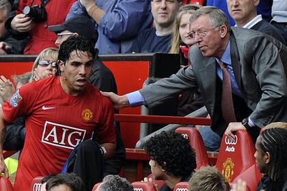 Ferguson y la relación distante con Tevez