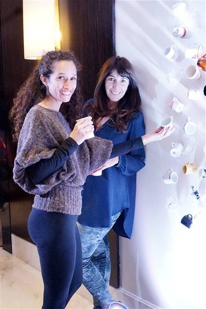 Feria Exigí Buen Café en el hotel Four Seasons: Florencia Giaredoni y Florencia Ricciardi, Matías Amado, Christian López, Julieta Boyadjian y Santiago Bardini