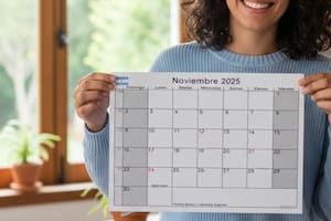 Todos los feriados, asuetos y fines de semana largos de noviembre