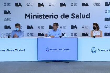 Fernán Quirós informa la situación sanitaria en la Ciudad.