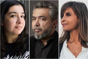 Fernanda Melchor, Cristian Alarcón y Carla Guelfenbein