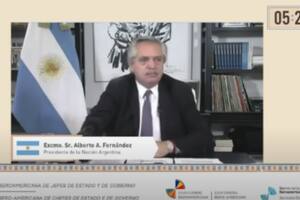 Por video: el incómodo momento de Alberto Fernández en la Cumbre Iberoamericana