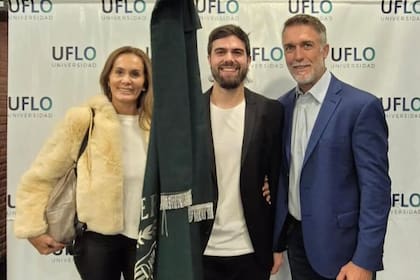 Fernández y Batistuta celebraron la recibida de su hijo Thiago en 2024