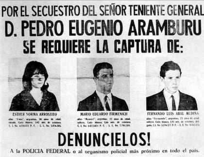 Fernando Abal Medina, hermano menor de Juan Manuel, fue uno de los responsables del secuestro y asesinato de Pedro Eugenio Aramburu
