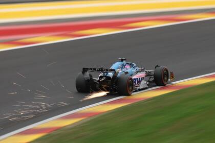 Fernando Alonso llegó a la Q1 con buenas expectativas y estará largando desde el tercer lugar en Spa Francorchamps