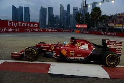 Cinco temporadas corrió Fernando Alonso en Ferrari, sumando tres subcampeonatos