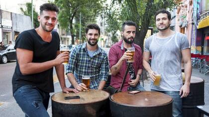 Fernando Audano y los cofundadores de deafter, lanzada en febrero