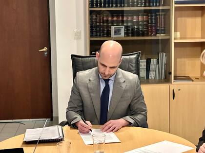 Fernando Basanta, tras asumir en el Tribunal Superior de Justicia de Santa Cruz