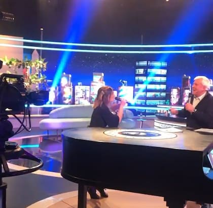 Fernando Bravo y su hija Natalia en Los Mammones hace cuatro años