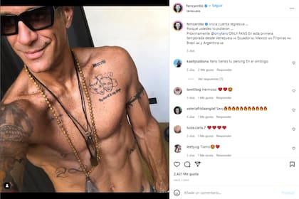 Fernando Carrillo anunció su llegada a Only Fans (Foto: Instagram @ferrcarrillo)