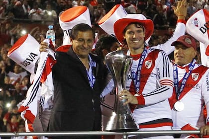 Fernando Cavenaghi y Ramón Díaz, dos históricos que volvieron a River
