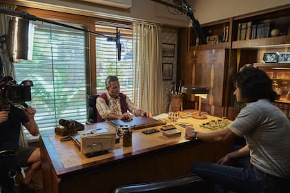 Fernando Colunga durante la grabaciones de esta producción de Telemundo Streaming Studios y Underground para Netflix