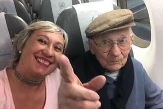 La aventura del cordobés que a los 90 años pudo volar y conocer el mar