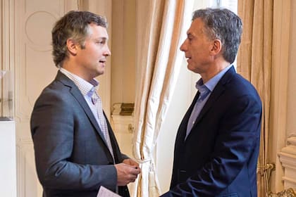 Fernando De Andreis y Mauricio Macri