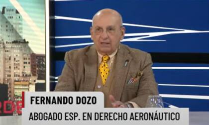 Fernando Dozo, abogado especialista en derecho aeronáutico y política aérea