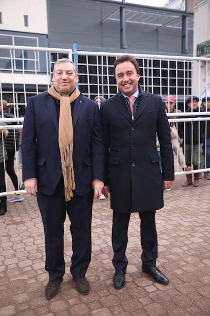 Fernando Enciso Christiansen, embajador del Uruguay, y su ministro, José Ramiro Reyes